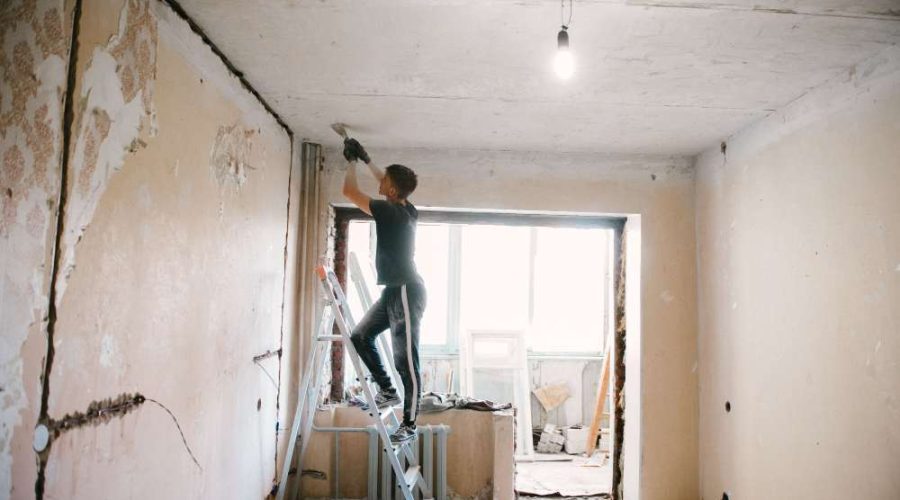 Renovation work in progress