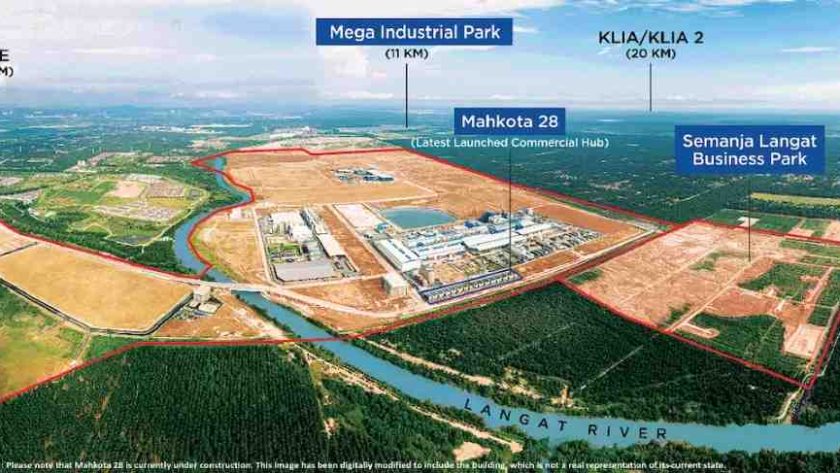 An industrial city in Banting.