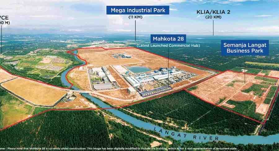 An industrial city in Banting.